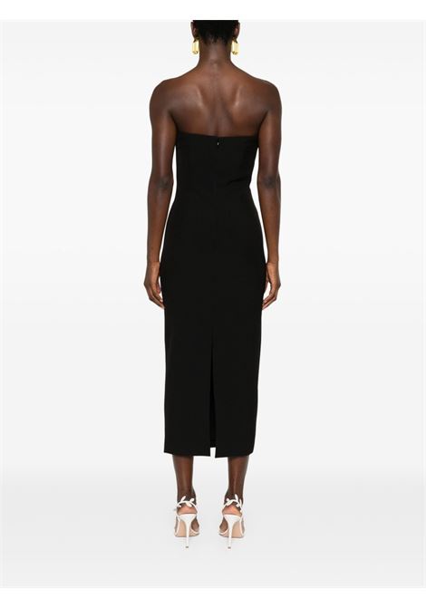 Abito midi con inserti a contrasto in bianco e nero Roland Mouret - donna ROLAND MOURET | RMSS25005MCPB